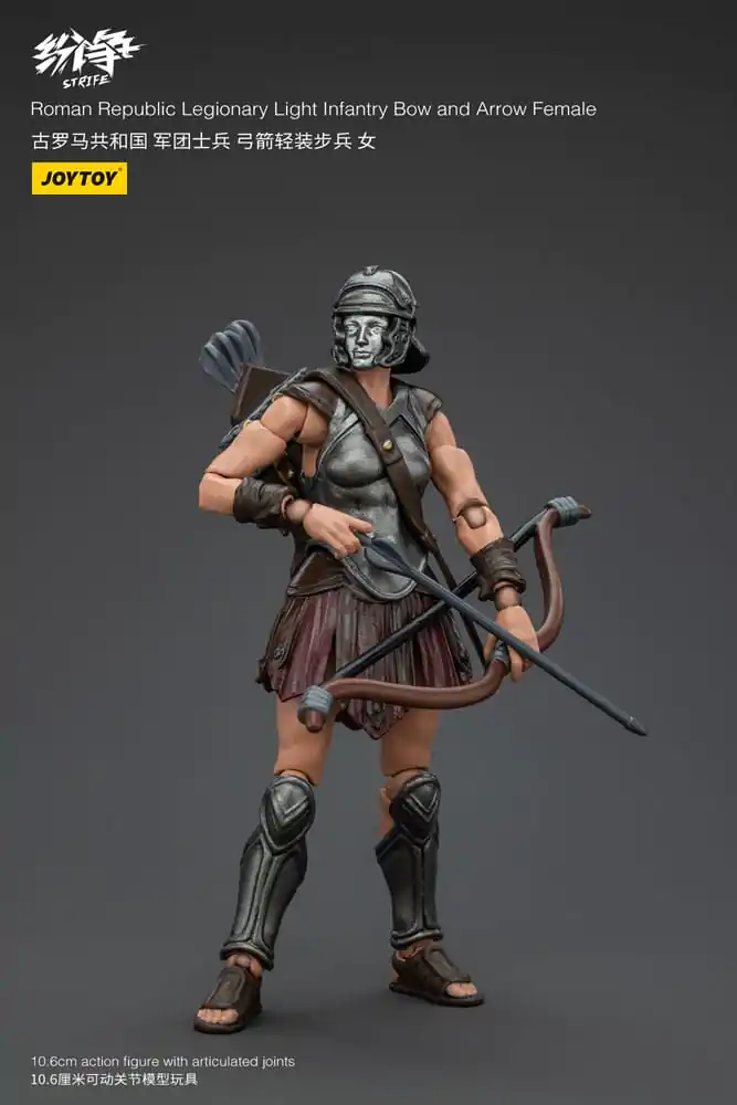 Akčná figúrka Strife 1/18 Roman Republic Legionary Light Infantry Luk a šíp Žena 11 cm produktová fotografia