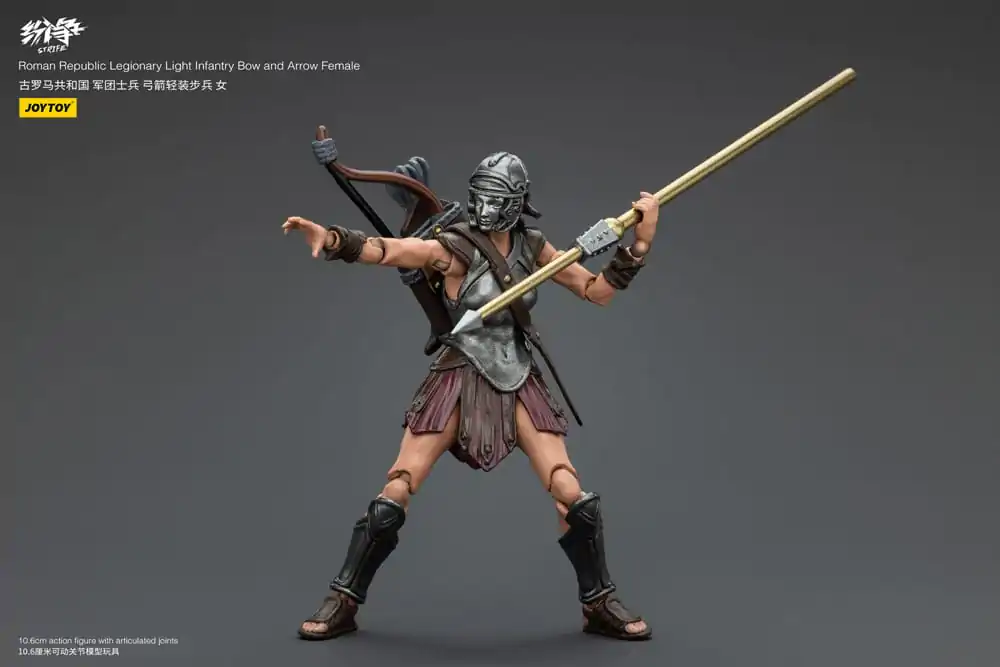 Akčná figúrka Strife 1/18 Roman Republic Legionary Light Infantry Luk a šíp Žena 11 cm produktová fotografia
