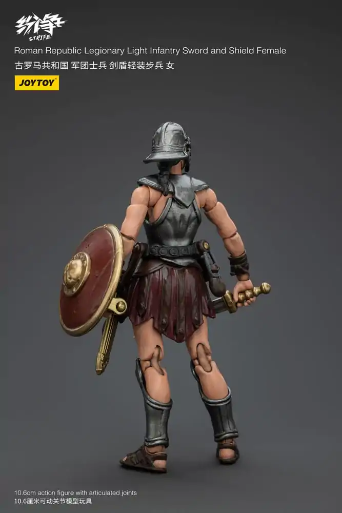 Strife Akčná Figúrka 1/18 Roman Republic Legionary Light Infantry Meč a Štít Female 11 cm produktová fotografia