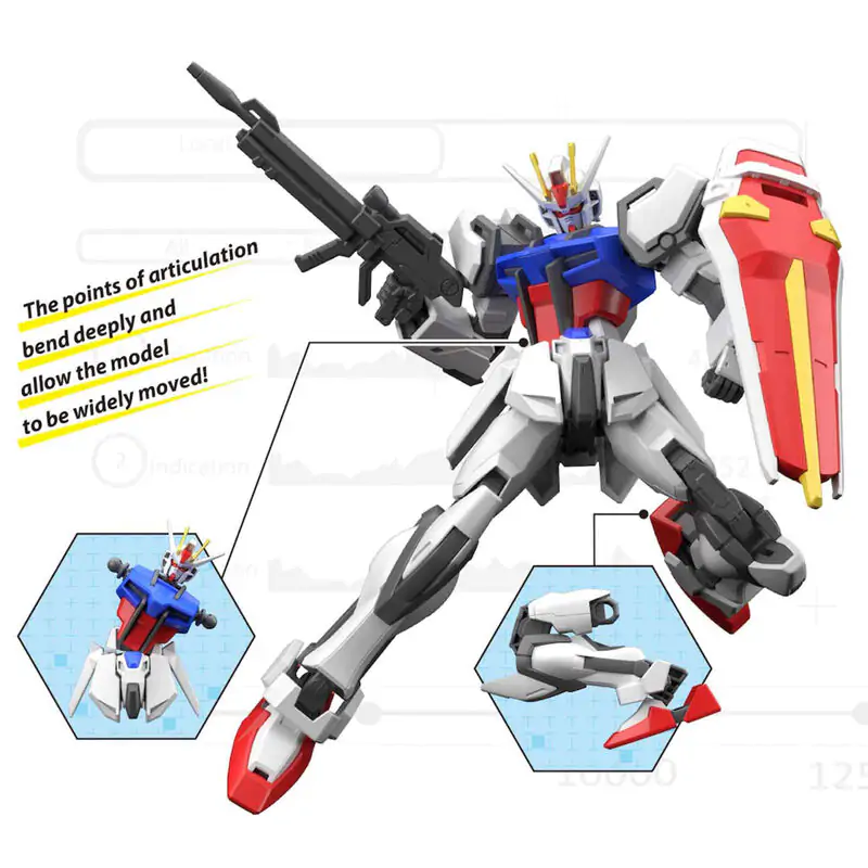 Strike Gundam SEED Strike Gundam figúrka produktová fotografia