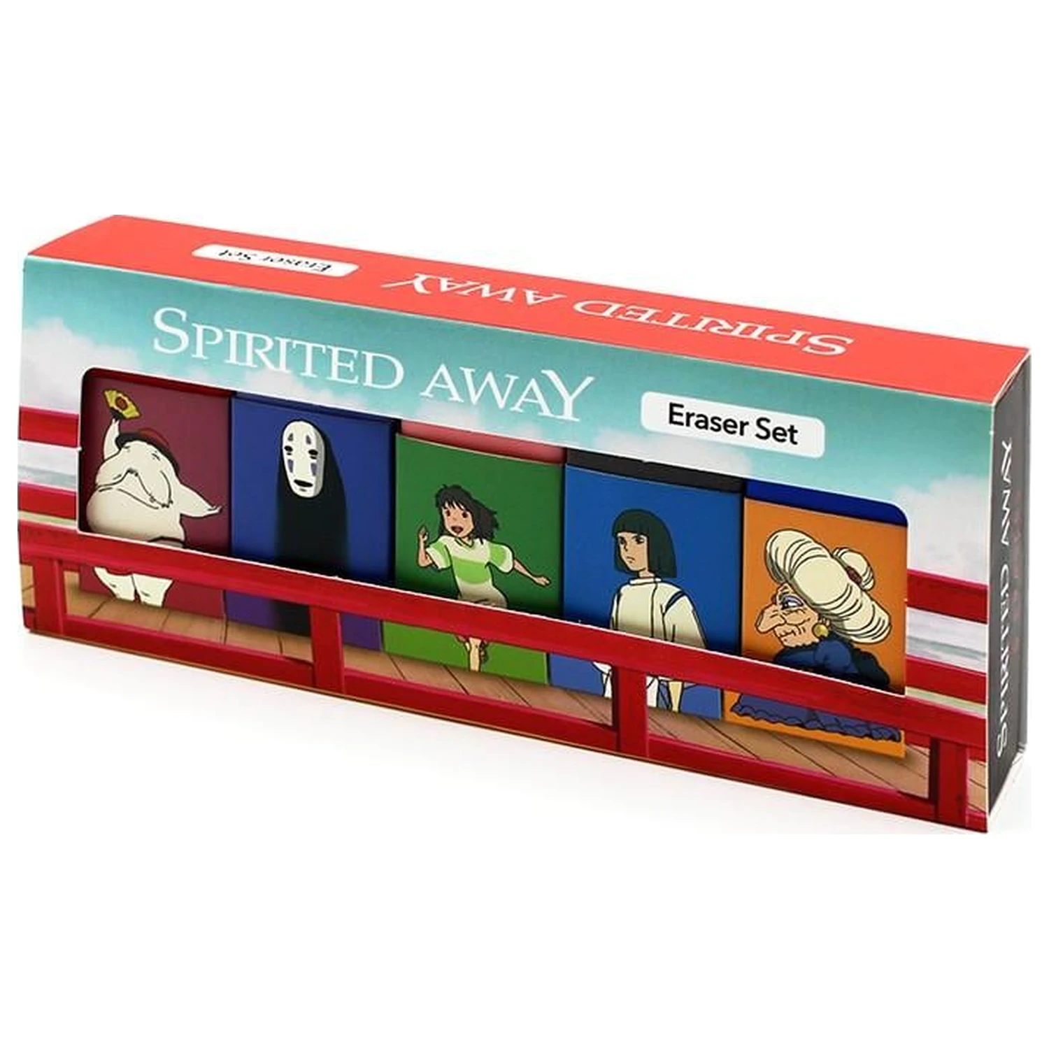 STUDIO GHIBLI Spirited Away Sada gúm produktová fotografia
