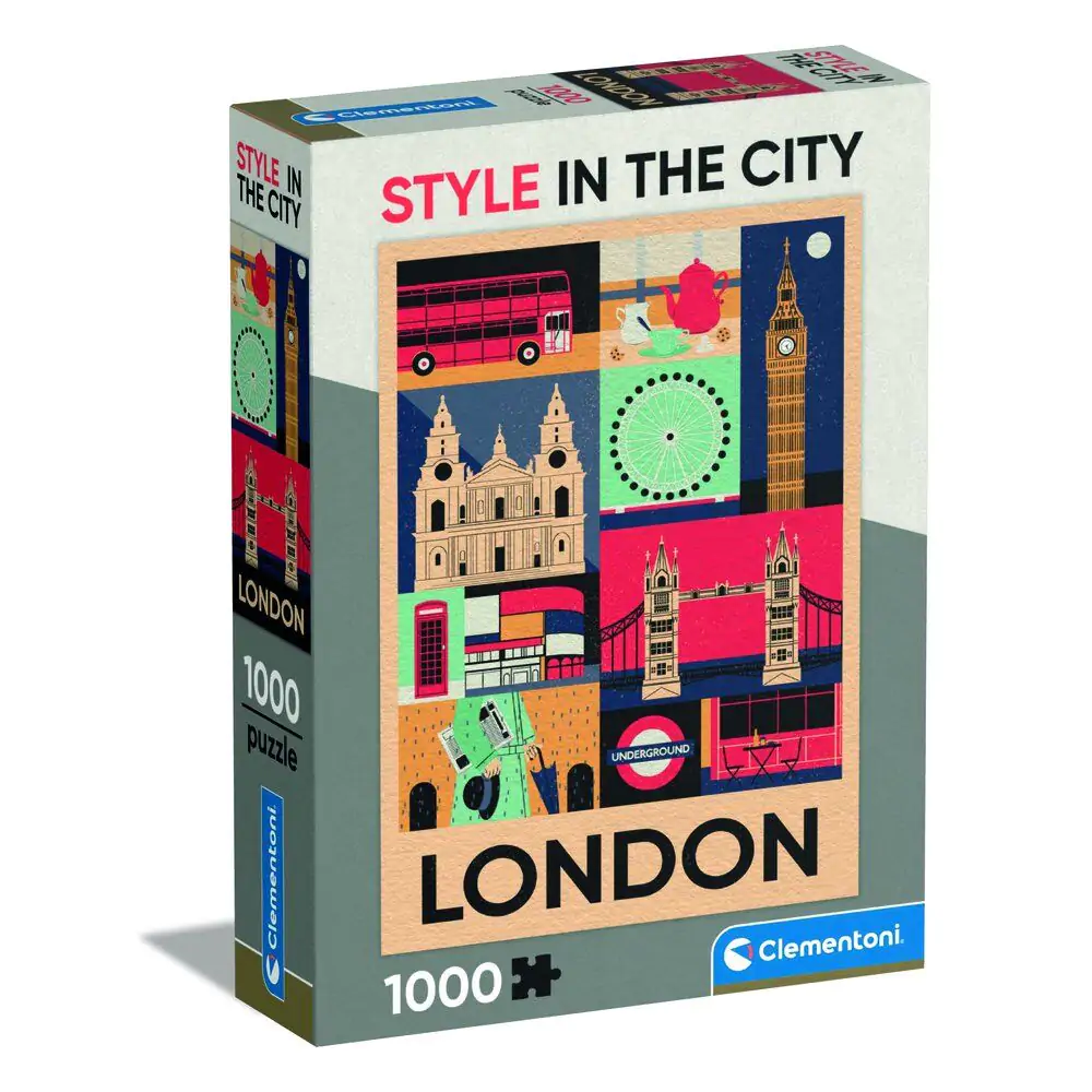 Style in the City London puzzle 1000ks produktová fotografia