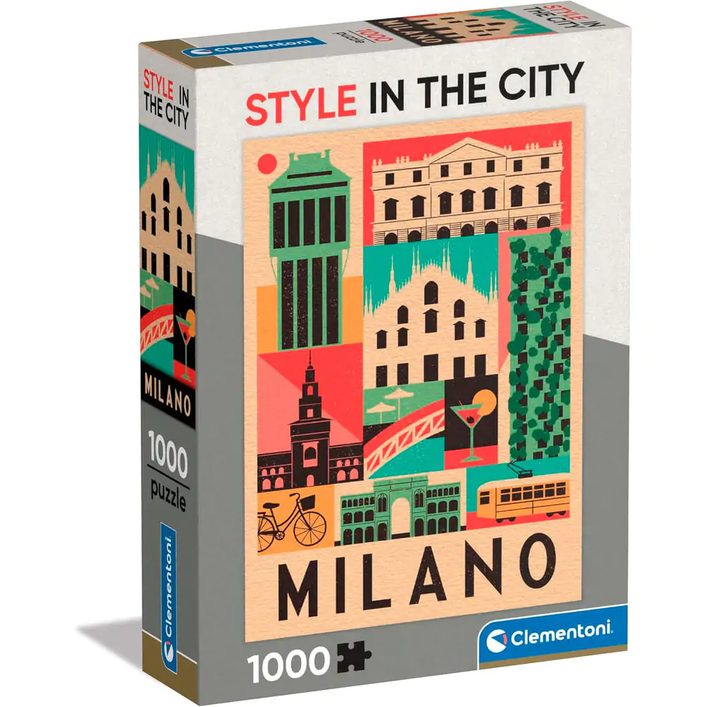 Style in the City Milan puzzle 1000ks produktová fotografia