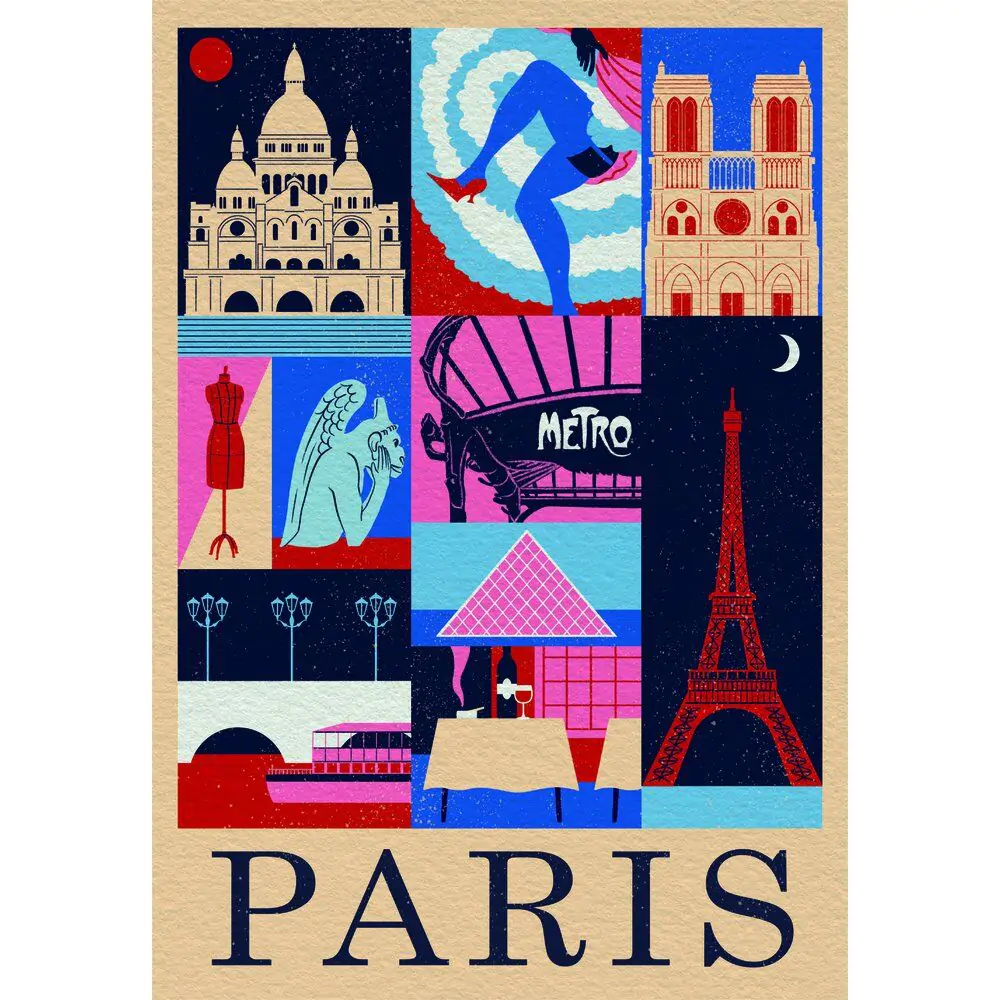 Style in the City Paris puzzle 1000ks produktová fotografia