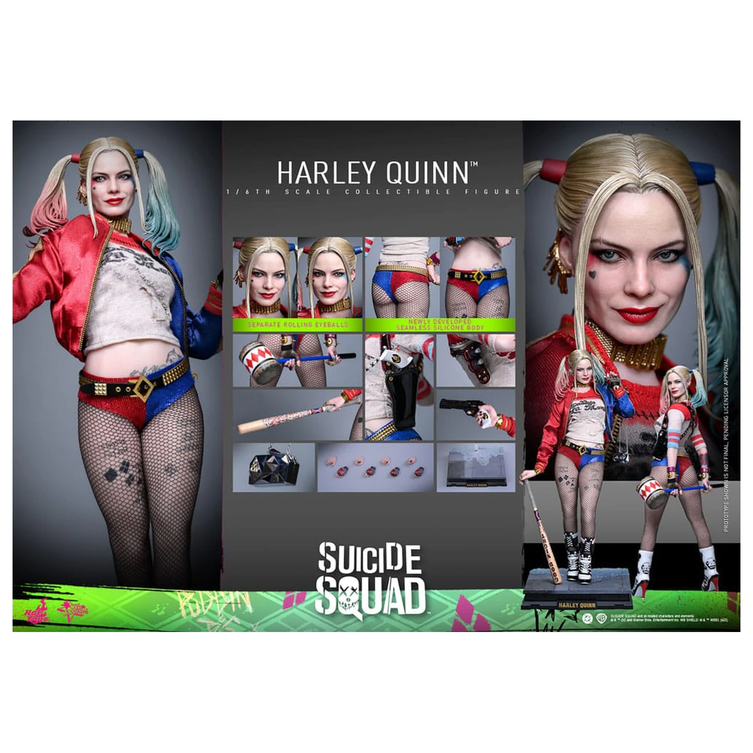 Suicide Squad Movie Masterpiece Akčná figúrka 1/6 Harley Quinn 29 cm produktová fotografia