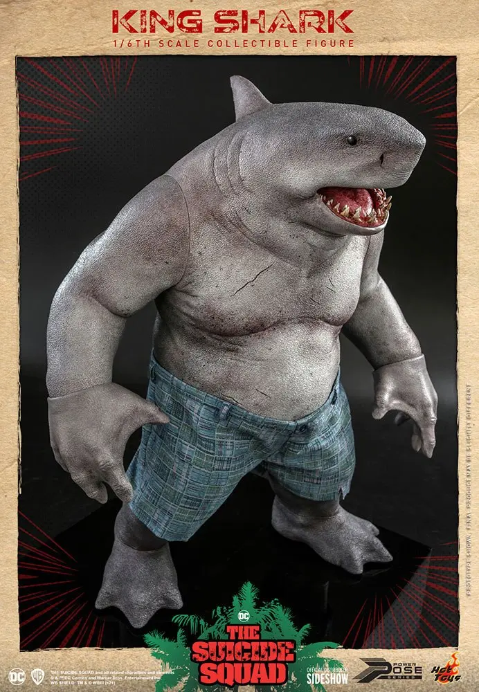 Suicide Squad Movie Masterpiece Akčná figúrka 1/6 King Shark 35 cm termékfotó