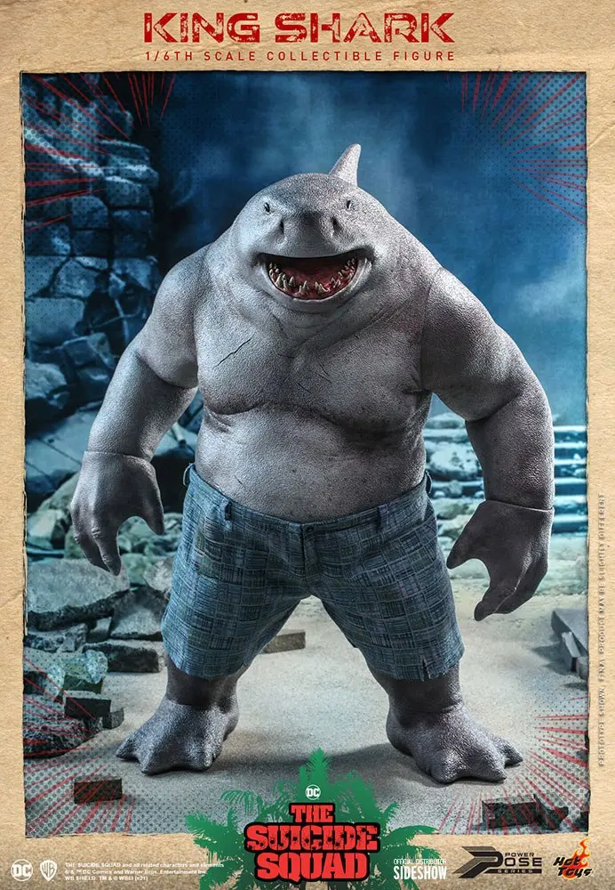 Suicide Squad Movie Masterpiece Akčná figúrka 1/6 King Shark 35 cm termékfotó