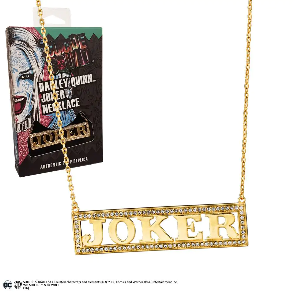 Suicide Squad Replica 1/1 Harley Quinn's Joker Náhrdelník (pozlátený) produktová fotografia