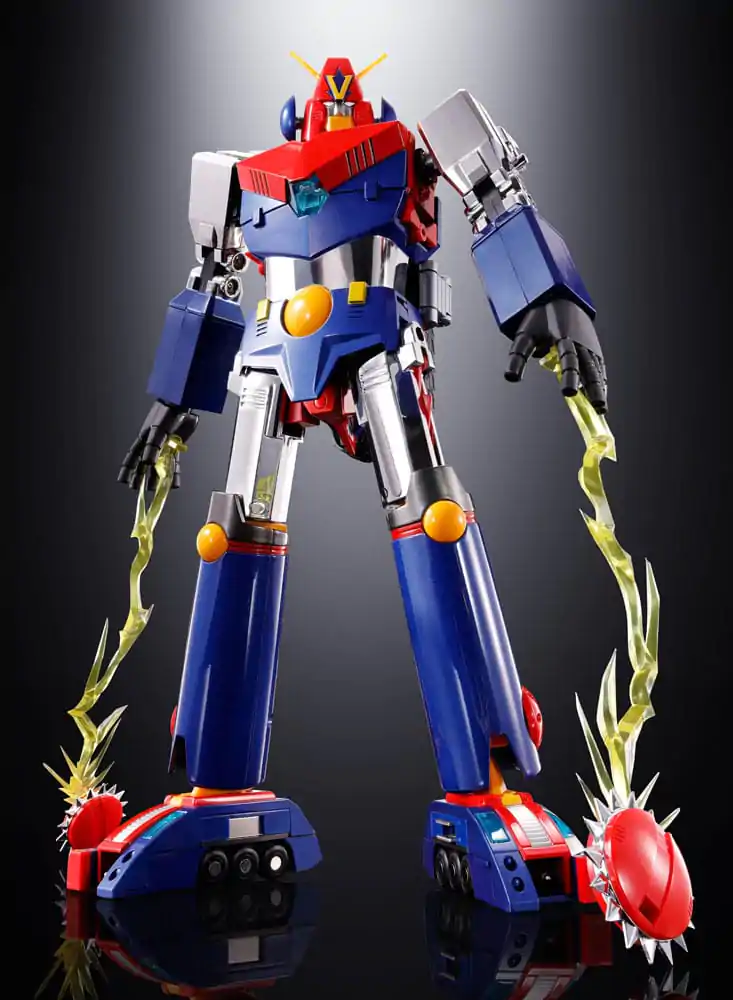 Super Electromagnetic Machine Voltes V Soul of Chogokin Diecast Akčná figúrka GX31-SP Com-Battler V Chogokin 50. výročná verzia. 25 cm termékfotó