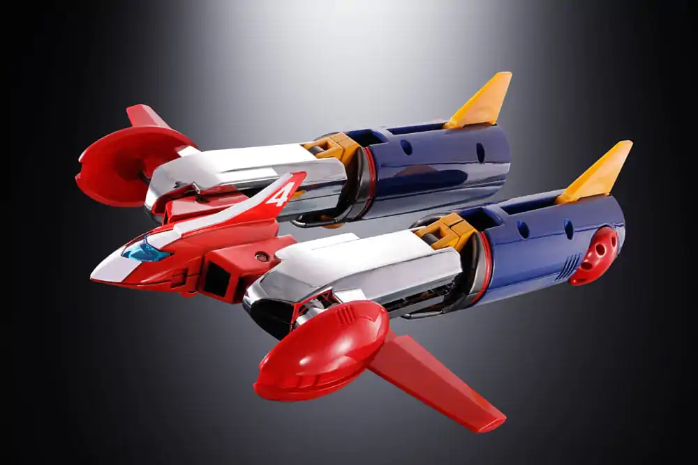 Super Electromagnetic Machine Voltes V Soul of Chogokin Diecast Akčná figúrka GX31-SP Com-Battler V Chogokin 50. výročná verzia. 25 cm termékfotó