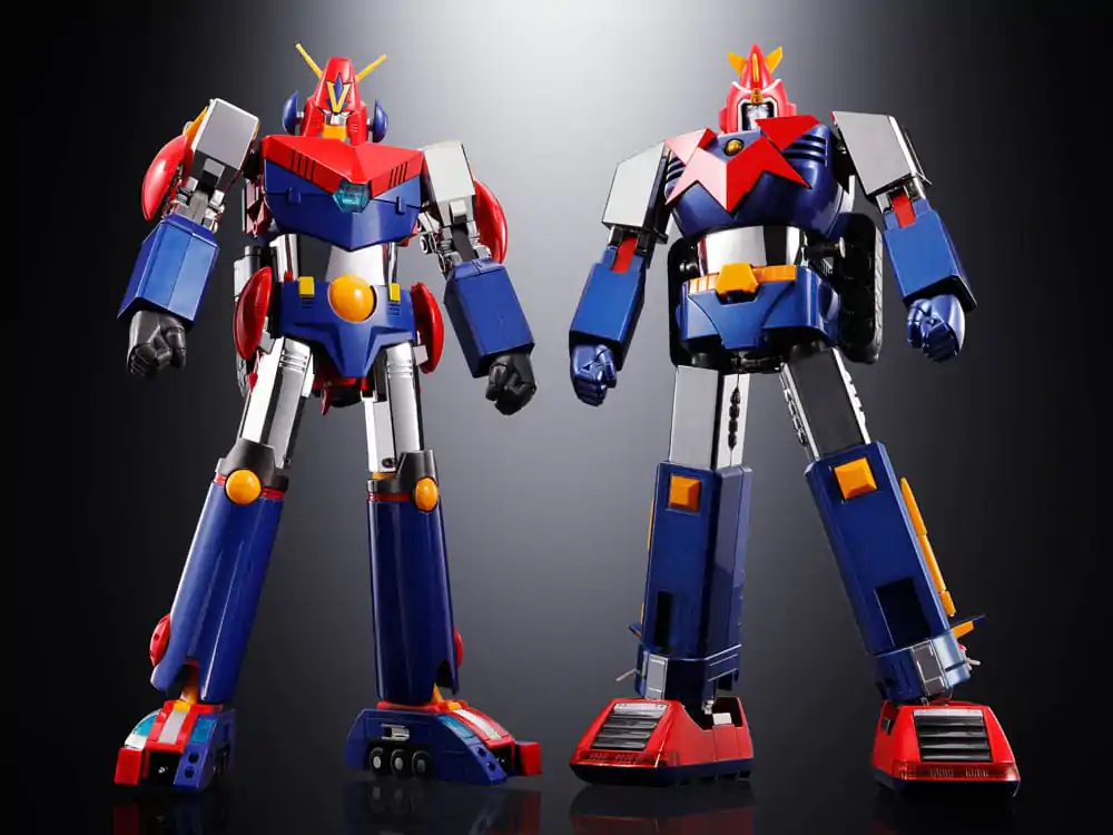 Super Electromagnetic Machine Voltes V Soul of Chogokin Diecast Akčná figúrka GX31-SP Com-Battler V Chogokin 50. výročná verzia. 25 cm termékfotó