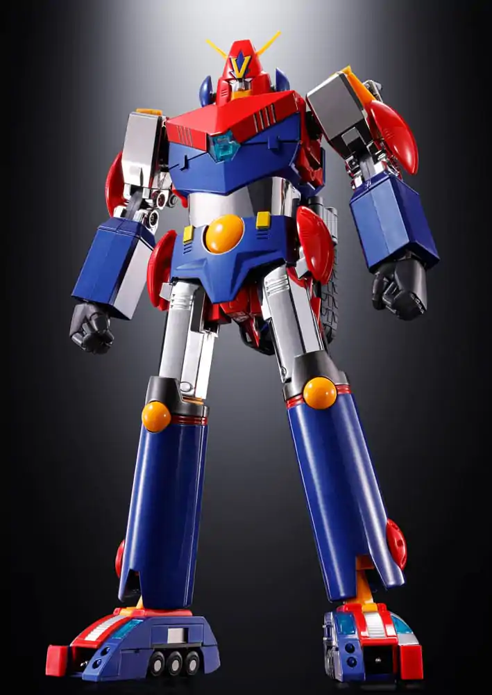 Super Electromagnetic Machine Voltes V Soul of Chogokin Diecast Akčná figúrka GX31-SP Com-Battler V Chogokin 50. výročná verzia. 25 cm termékfotó