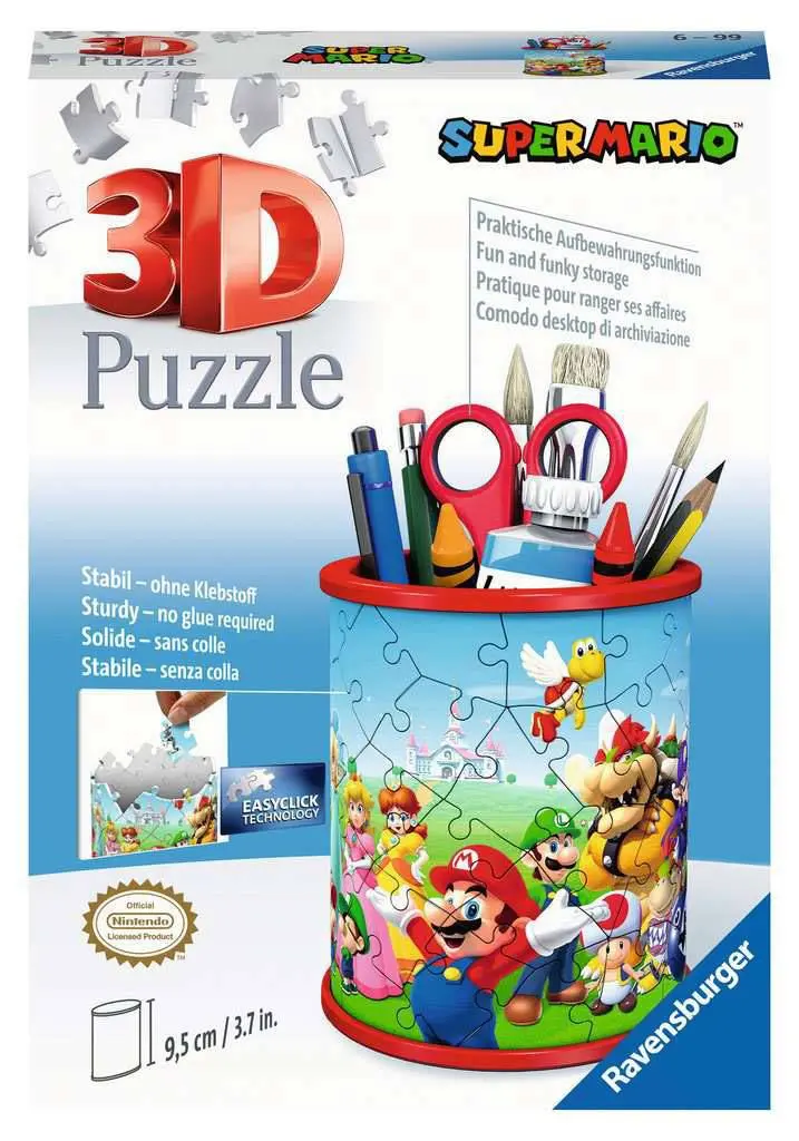 Super Mario 3D Puzzle držiak na ceruzky (54 kusov) produktová fotografia
