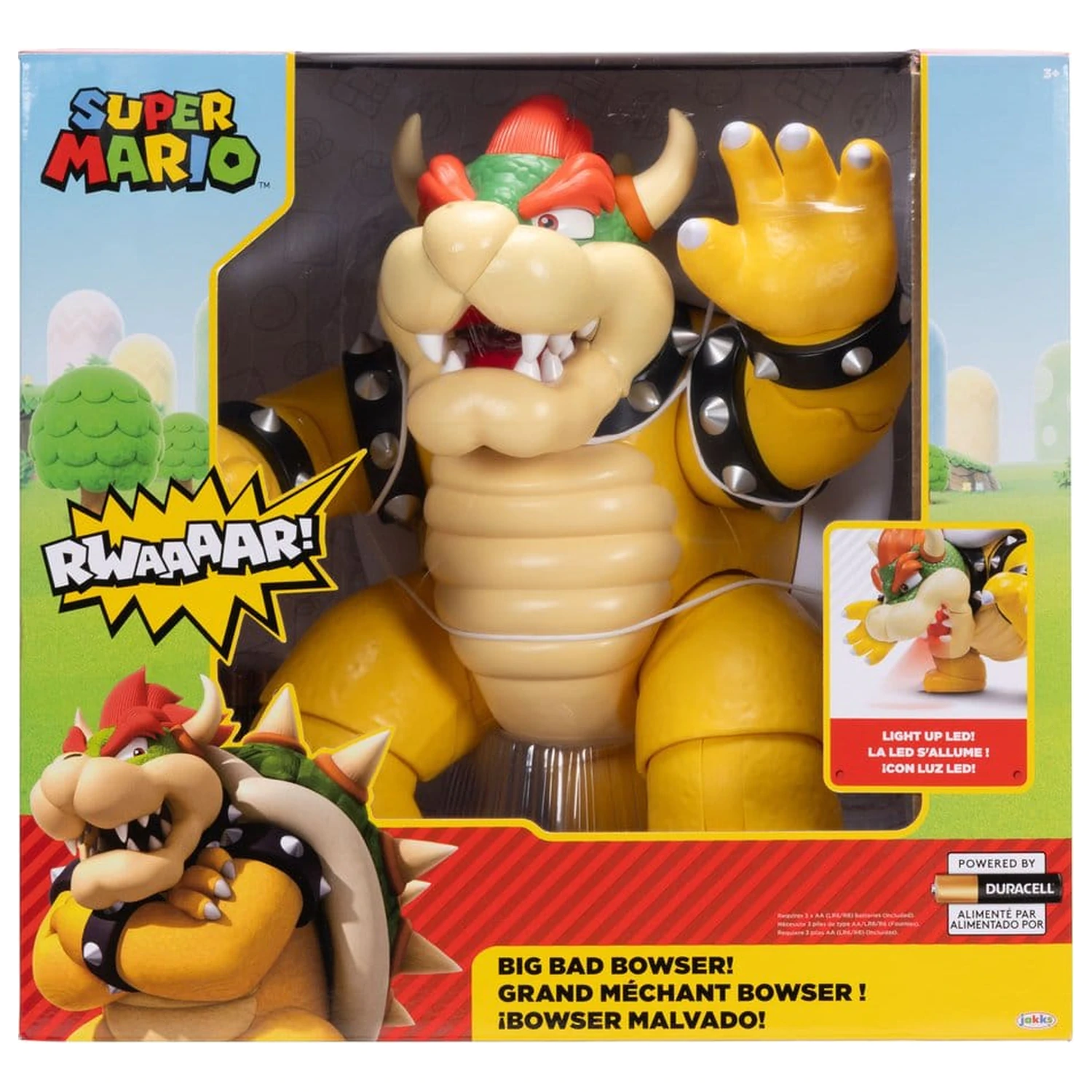 Super Mario Action Figure Big Bad Bowser 30 cm produktová fotografia