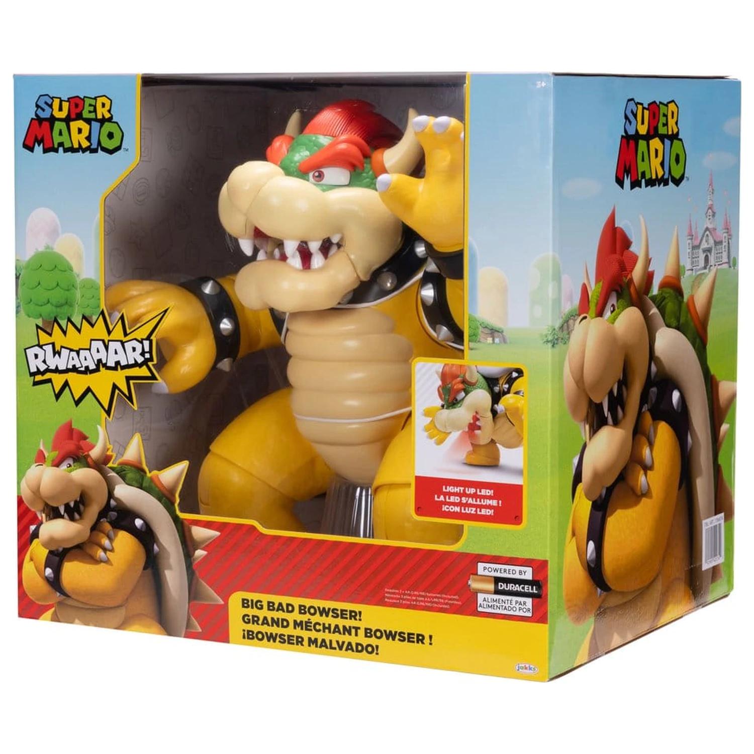 Super Mario Action Figure Big Bad Bowser 30 cm produktová fotografia
