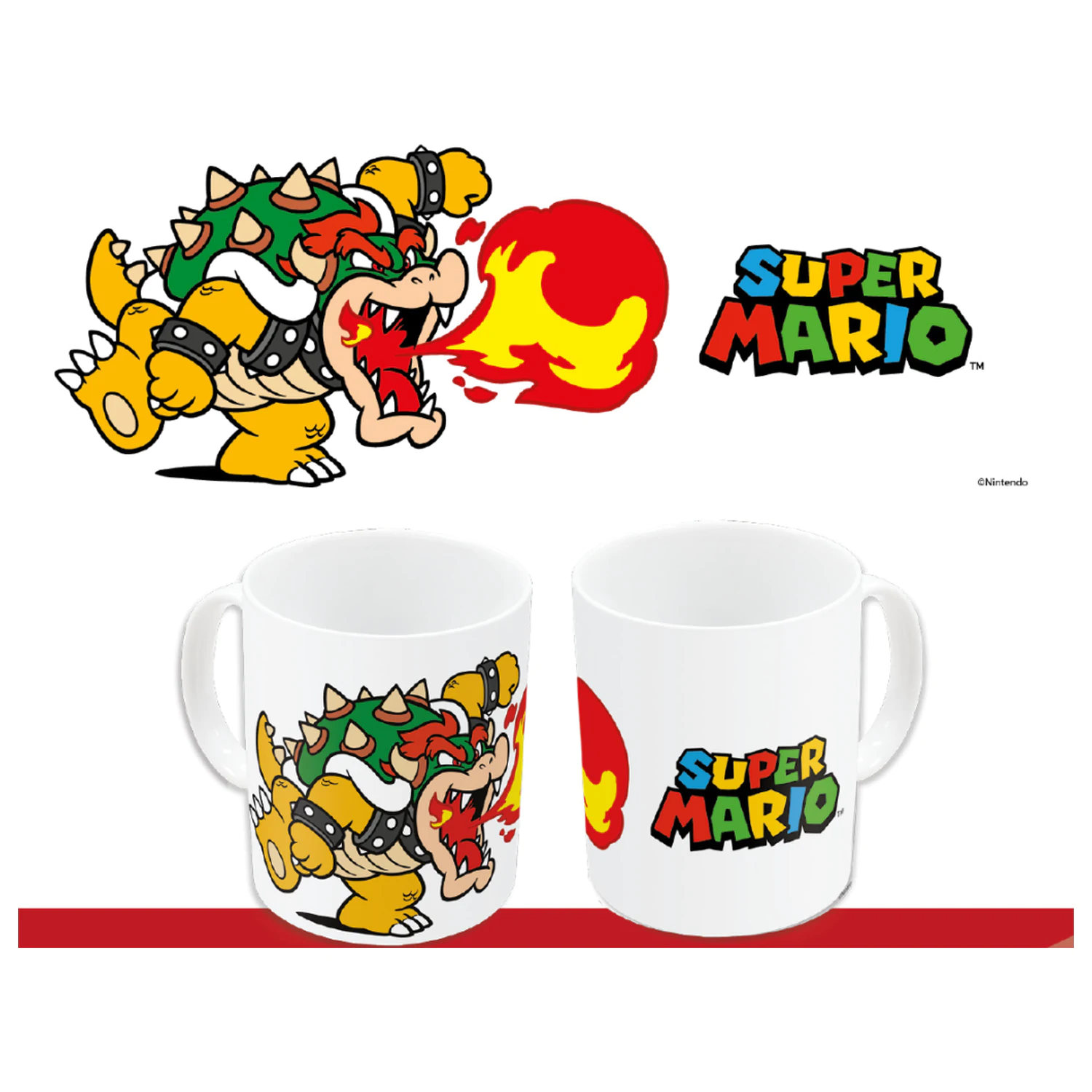 SUPER MARIO Bowser keramický hrnček produktová fotografia