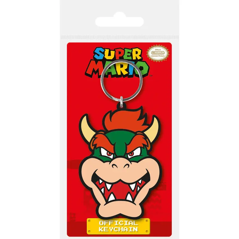 Super Mario Gumená kľúčenka Bowser 6 cm produktová fotografia