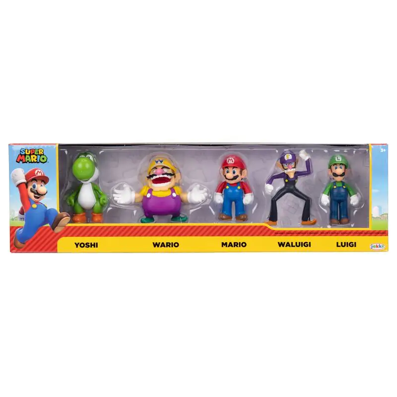 Super Mario Bros blister 5 figúrok 6cm termékfotó