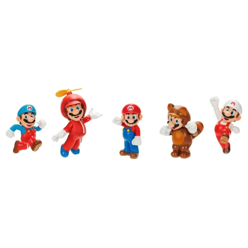 Super Mario Bros blister 5 figúrok 6cm termékfotó