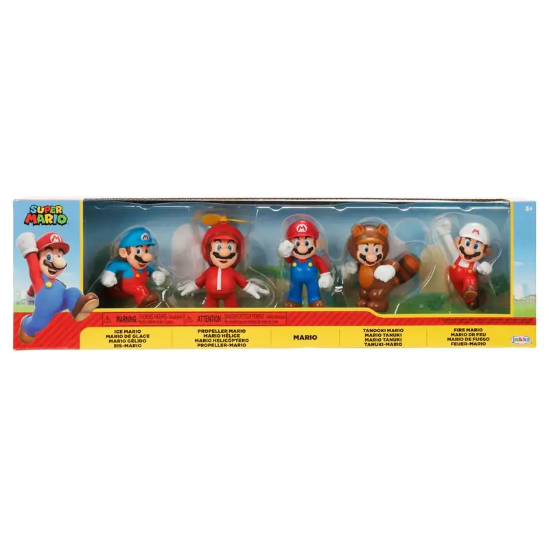 Super Mario Bros blister 5 figúrok 6cm termékfotó