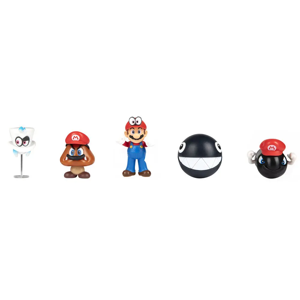 Super Mario Bros. balenie 5 figúrok 6,5 cm termékfotó