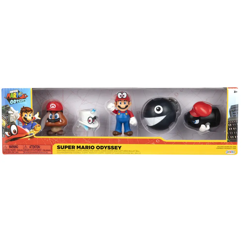 Super Mario Bros. balenie 5 figúrok 6,5 cm termékfotó