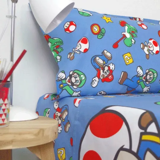 Sada obliečok Super Mario Bros na posteľ 90cm termékfotó