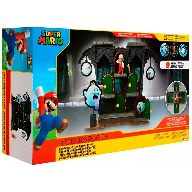 Super Mario Bros Deluxe Boo Mansion herný set produktová fotografia