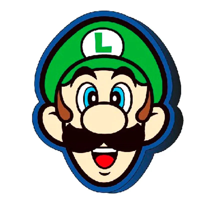 Super Mario Bros Luigi 3D vankúš produktová fotografia