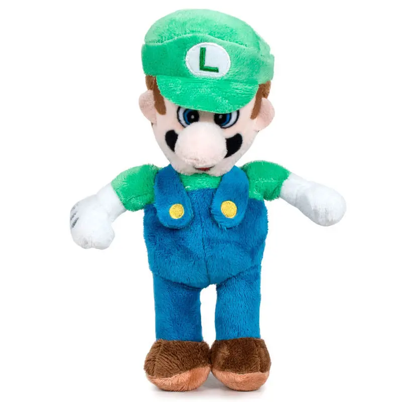 Super Mario Bros Luigi plyšová figúrka 22 cm termékfotó