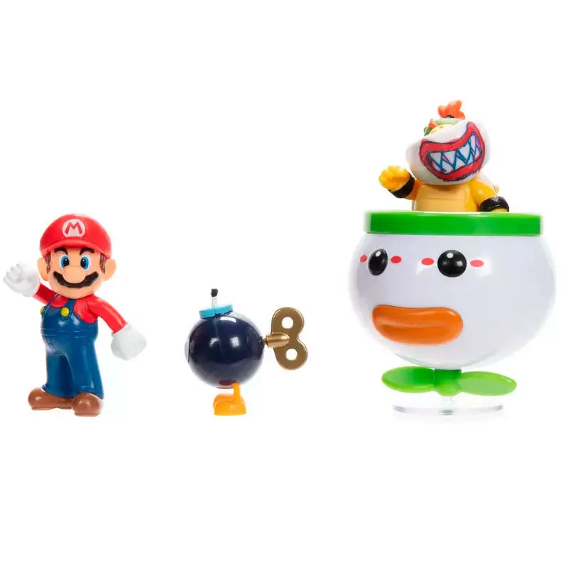 Super Mario Bros Mario a Bowser Jr. blister figúrky 6cm produktová fotografia
