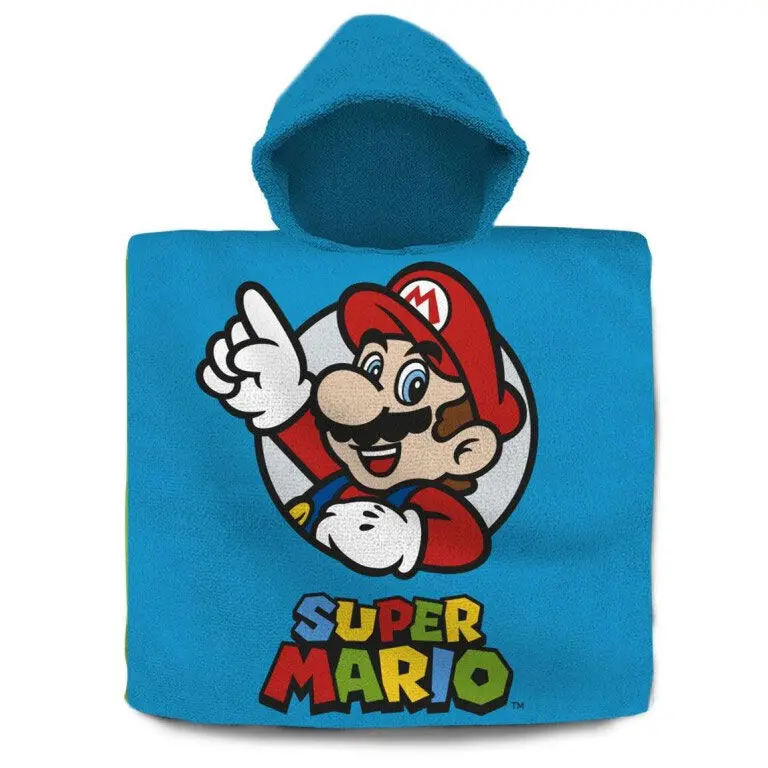 Super Mario Bros bavlnený pončo uterák termékfotó