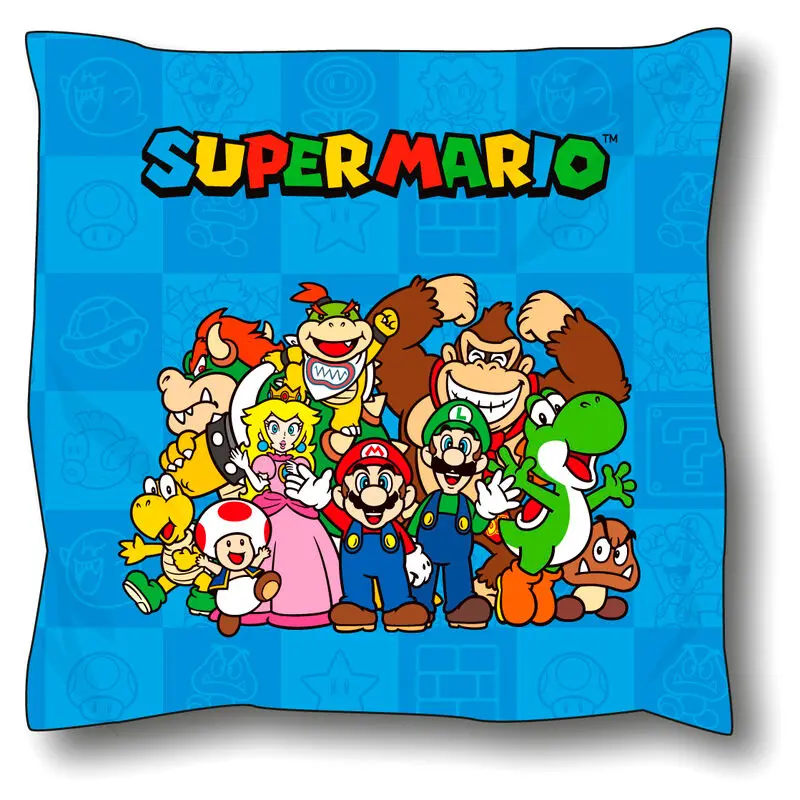Super Mario Bros vankúš produktová fotografia