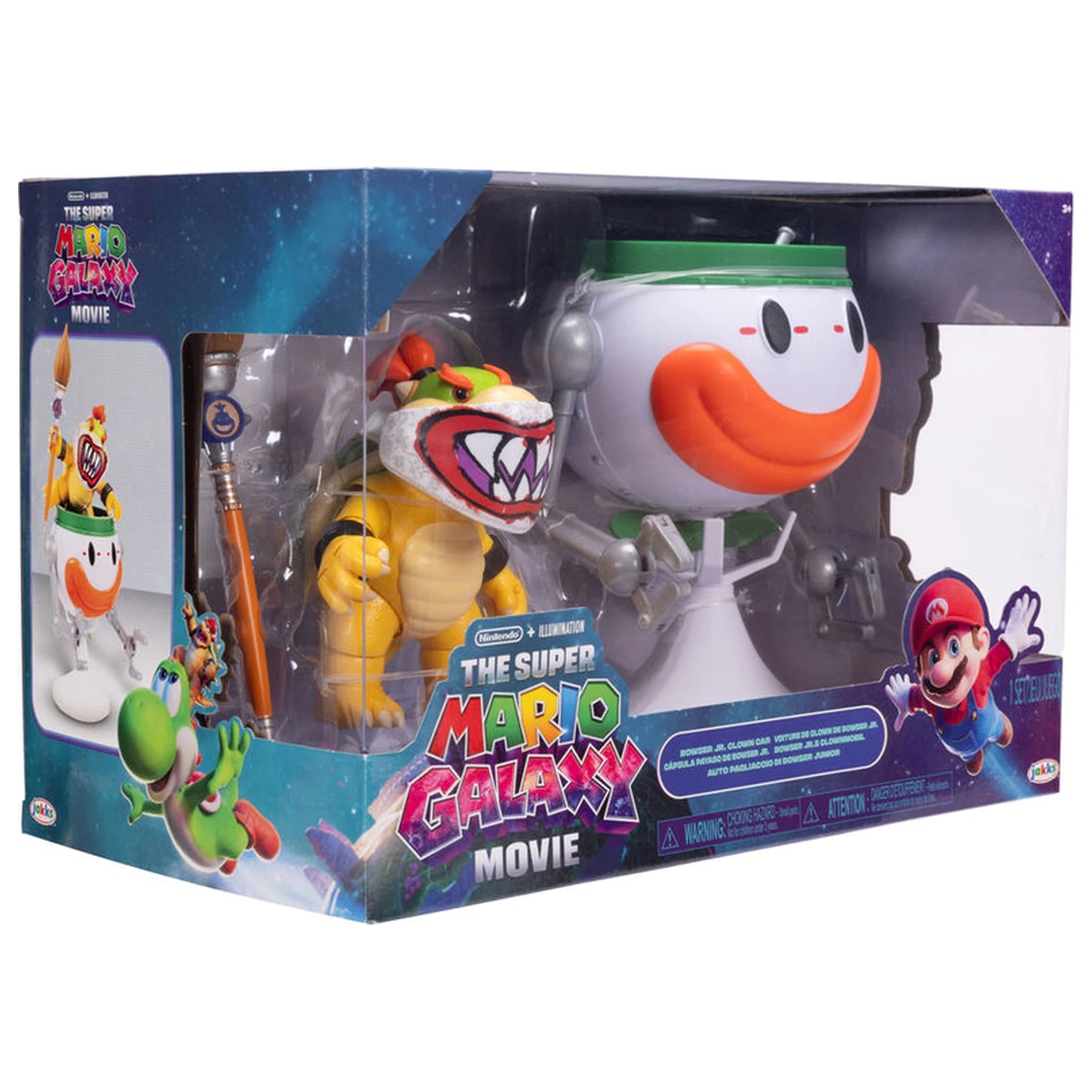 Super Mario Bros - Super Mario Galaxy Movie Bowser Jr. Clown Car figúrka produktová fotografia