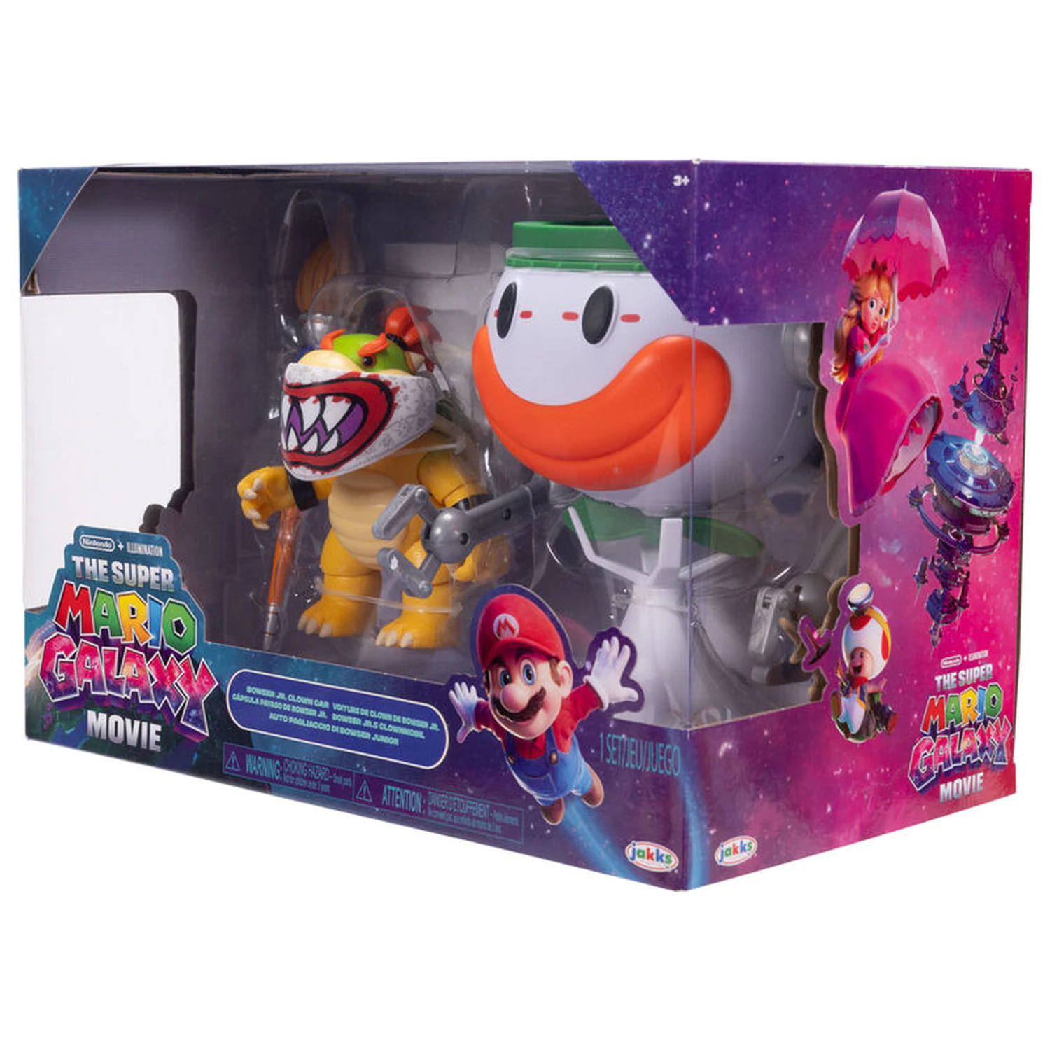 Super Mario Bros - Super Mario Galaxy Movie Bowser Jr. Clown Car figúrka produktová fotografia