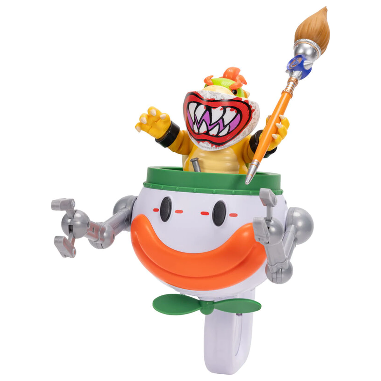 Super Mario Bros - Super Mario Galaxy Movie Bowser Jr. Clown Car figúrka produktová fotografia