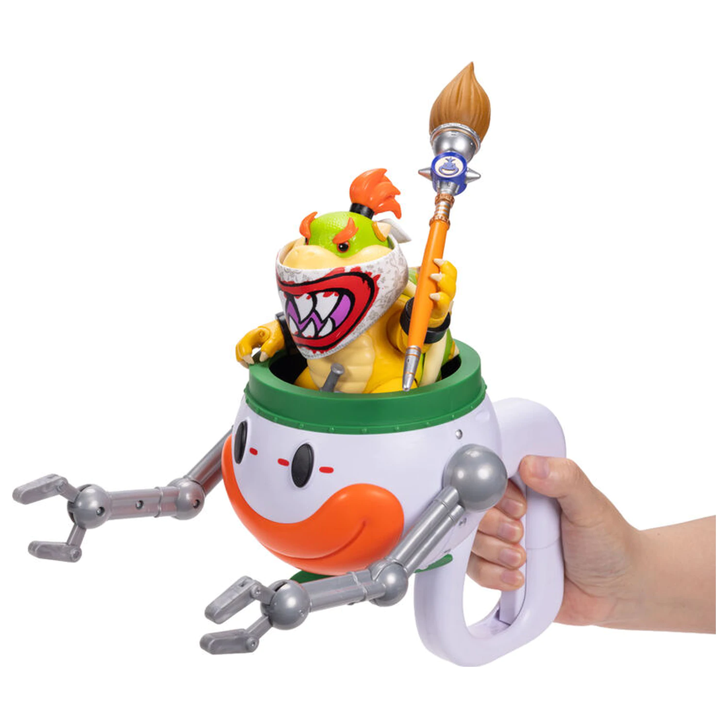 Super Mario Bros - Super Mario Galaxy Movie Bowser Jr. Clown Car figúrka produktová fotografia