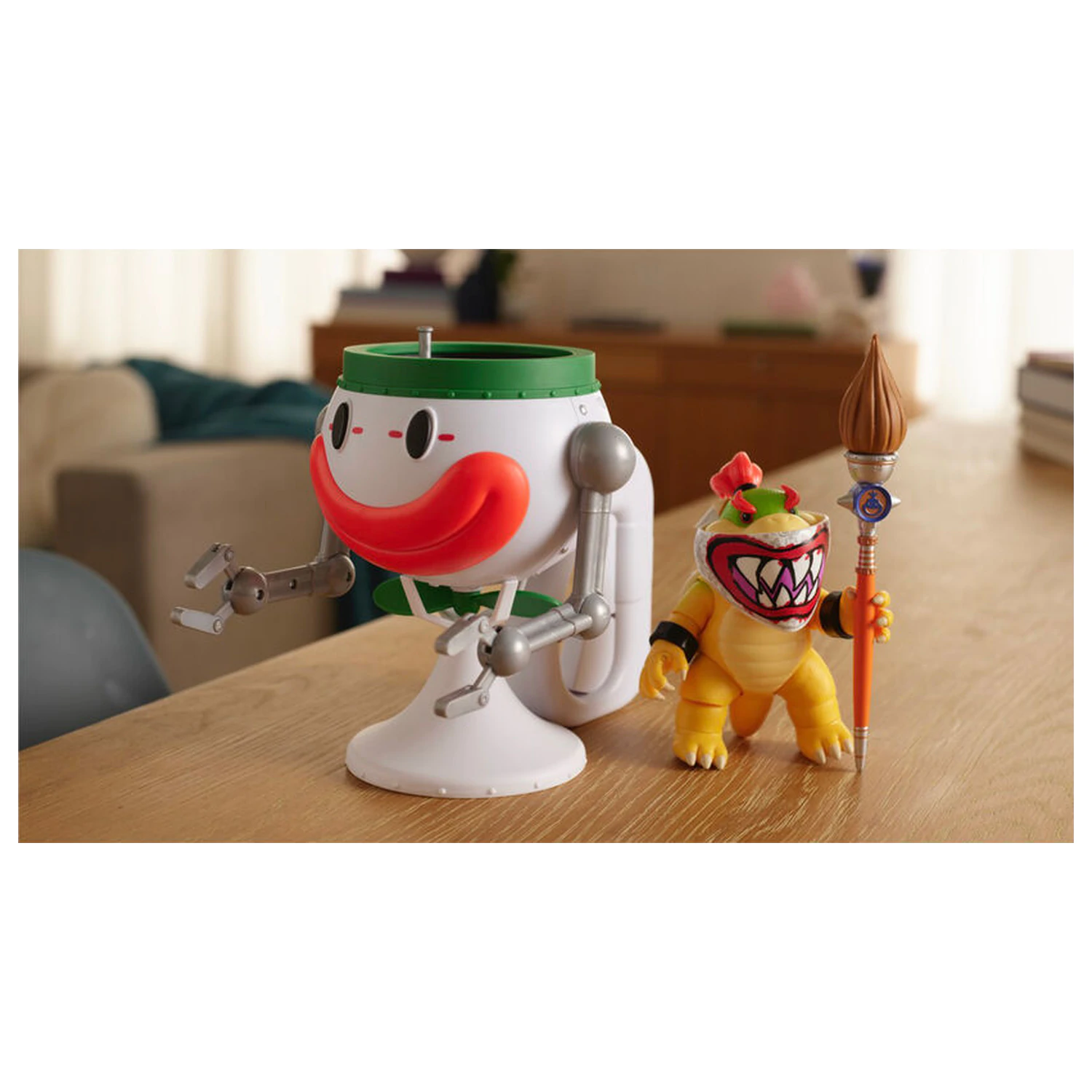 Super Mario Bros - Super Mario Galaxy Movie Bowser Jr. Clown Car figúrka produktová fotografia