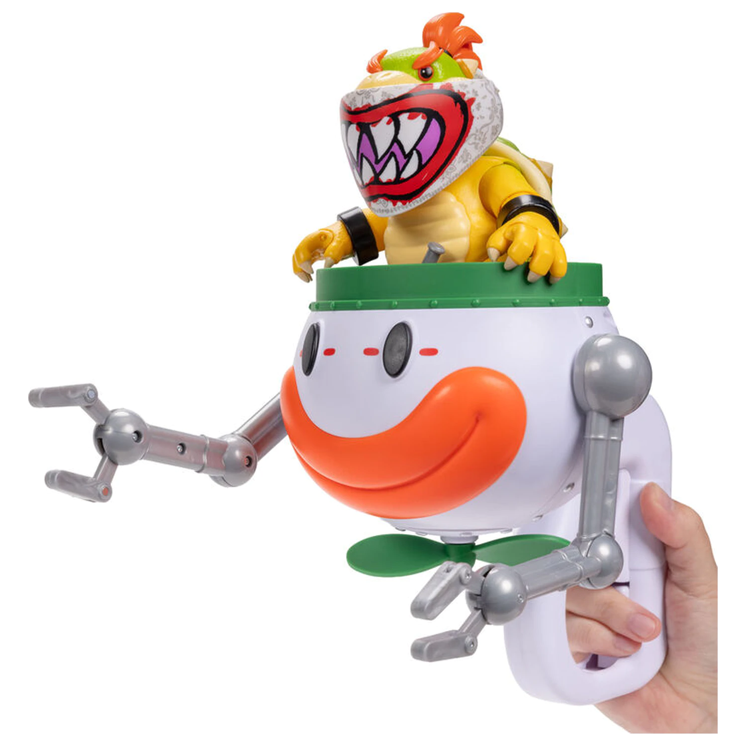 Super Mario Bros - Super Mario Galaxy Movie Bowser Jr. Clown Car figúrka produktová fotografia