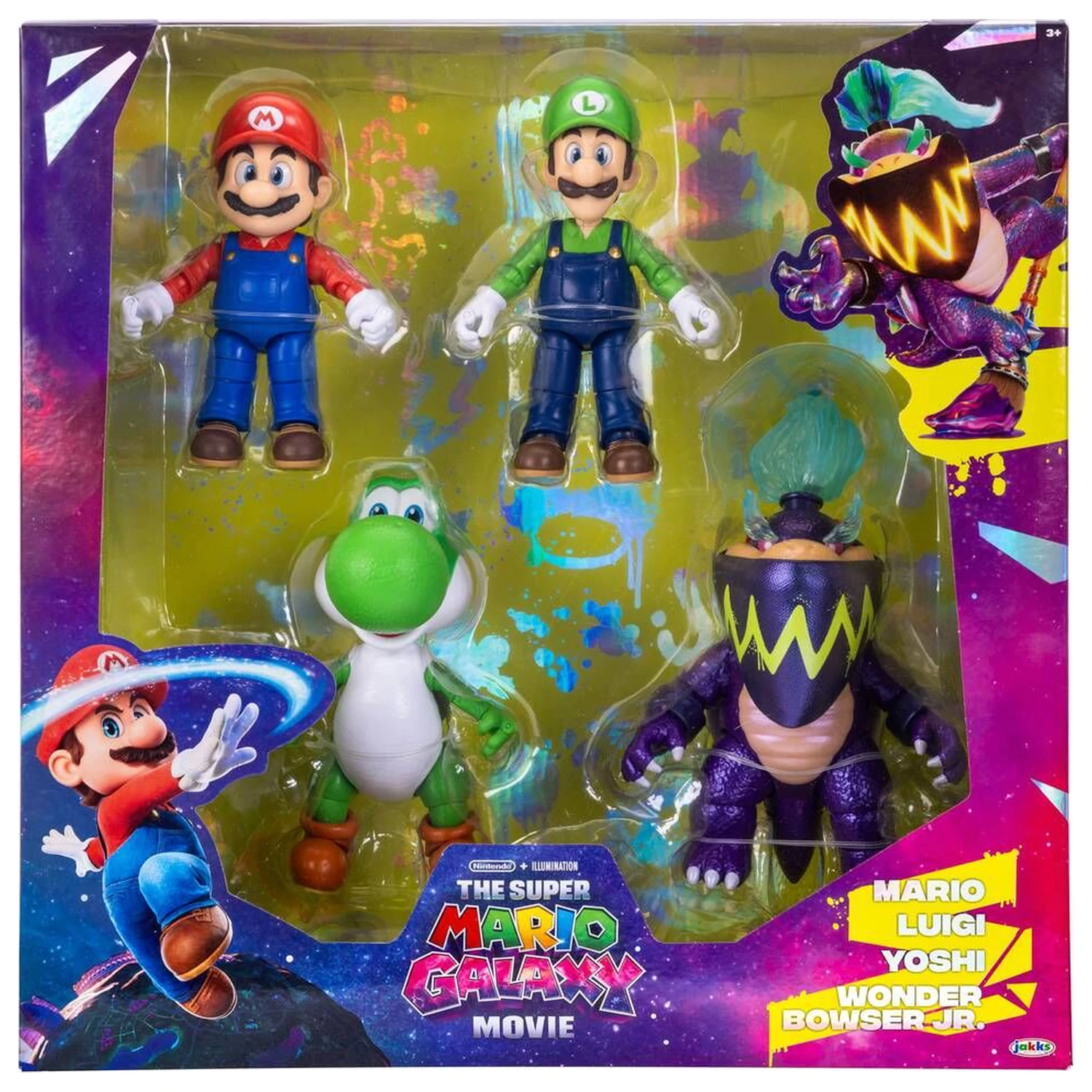 Super Mario Bros - Super Mario Galaxy Movie pack figúrky 12,5cm produktová fotografia