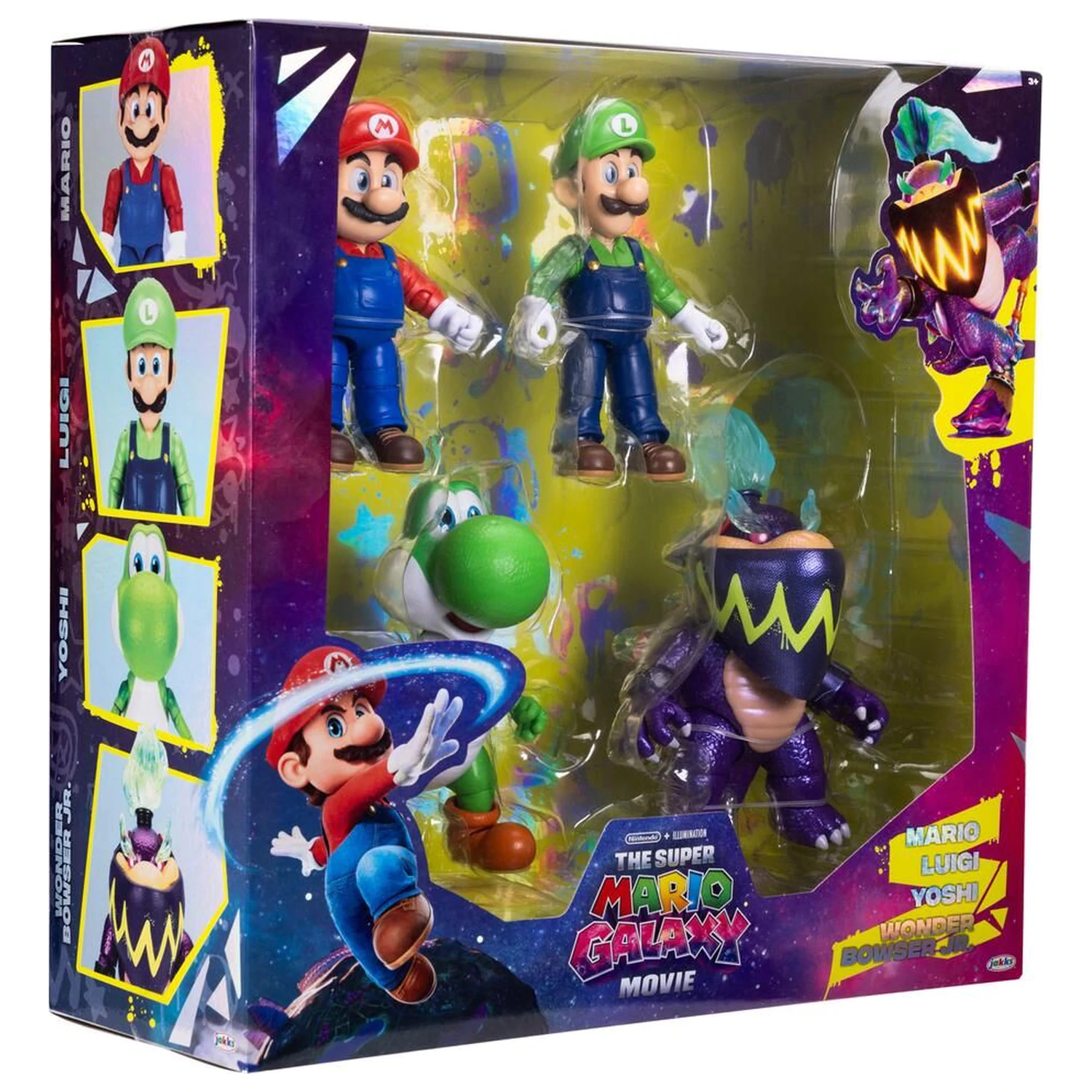 Super Mario Bros - Super Mario Galaxy Movie pack figúrky 12,5cm produktová fotografia