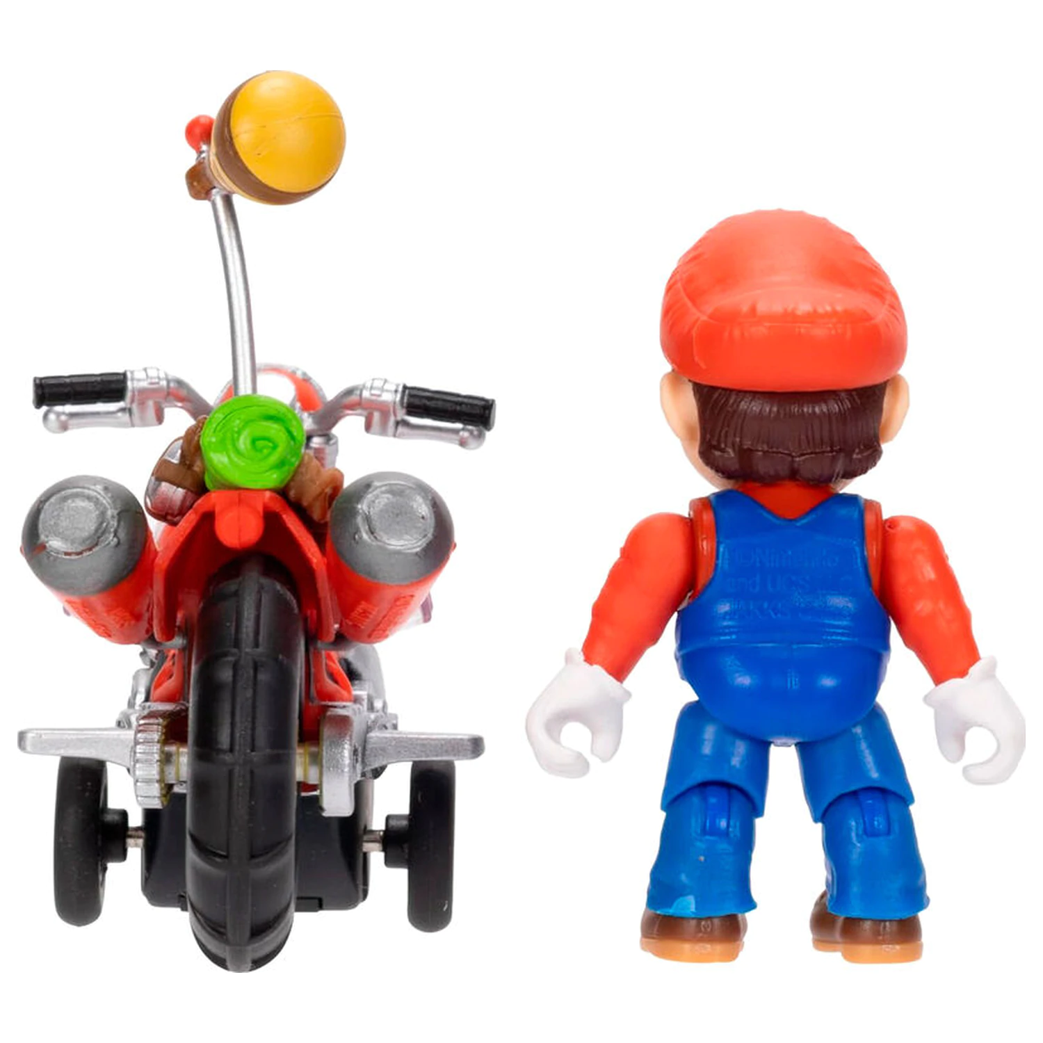 Super Mario figúrka a motocyklová hračka - Mario produktová fotografia