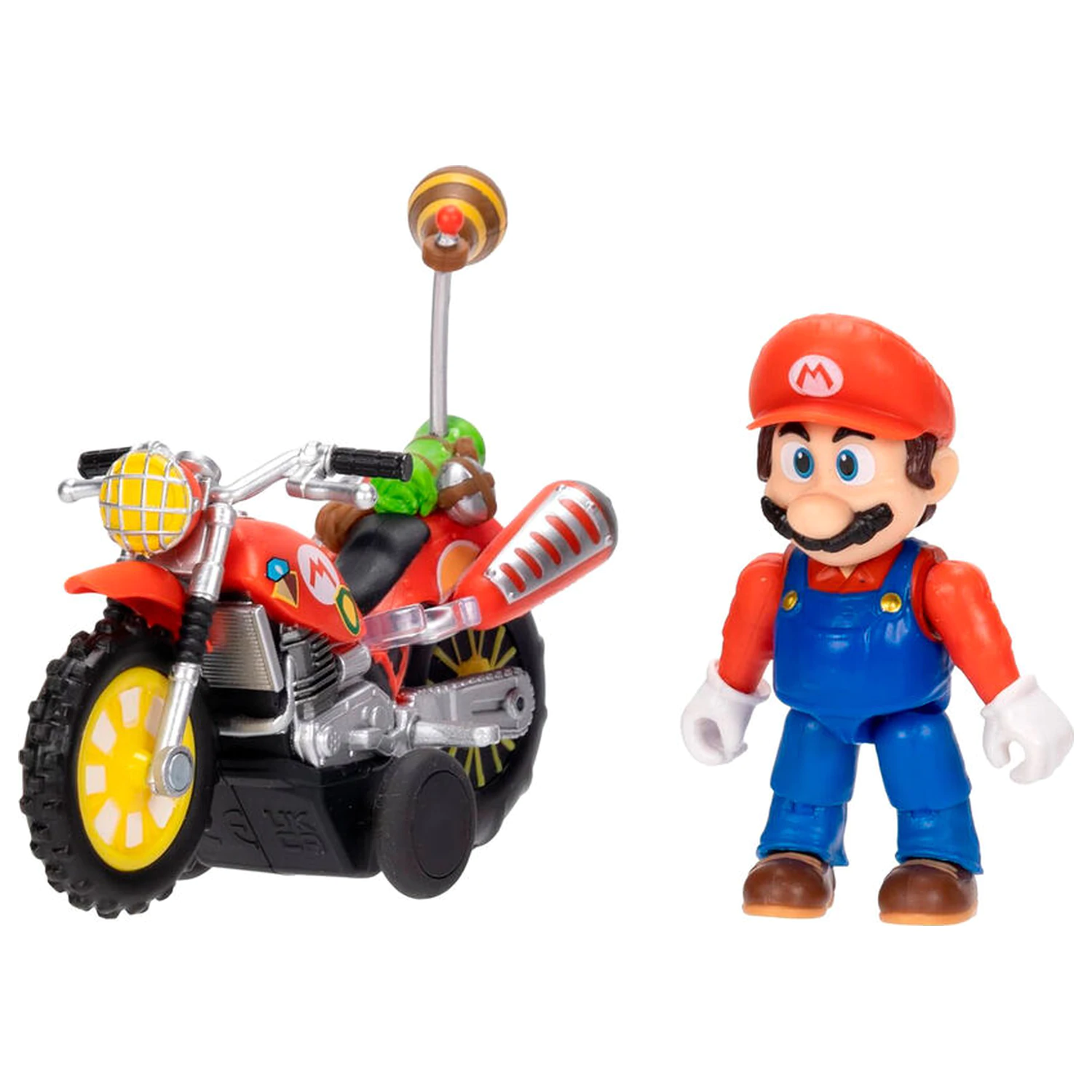 Super Mario figúrka a motocyklová hračka - Mario produktová fotografia