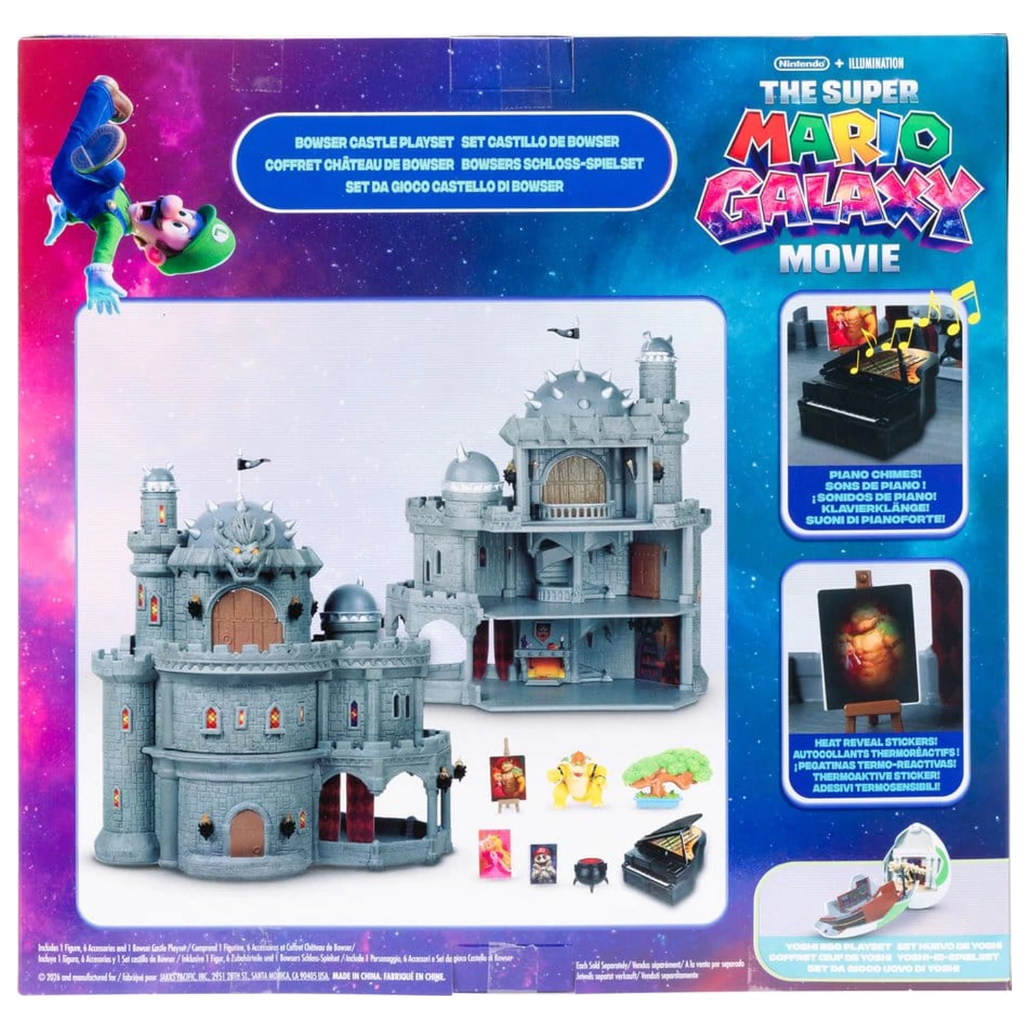 Super Mario Bros - Super Mario Galaxy Movie Playset deluxe produktová fotografia