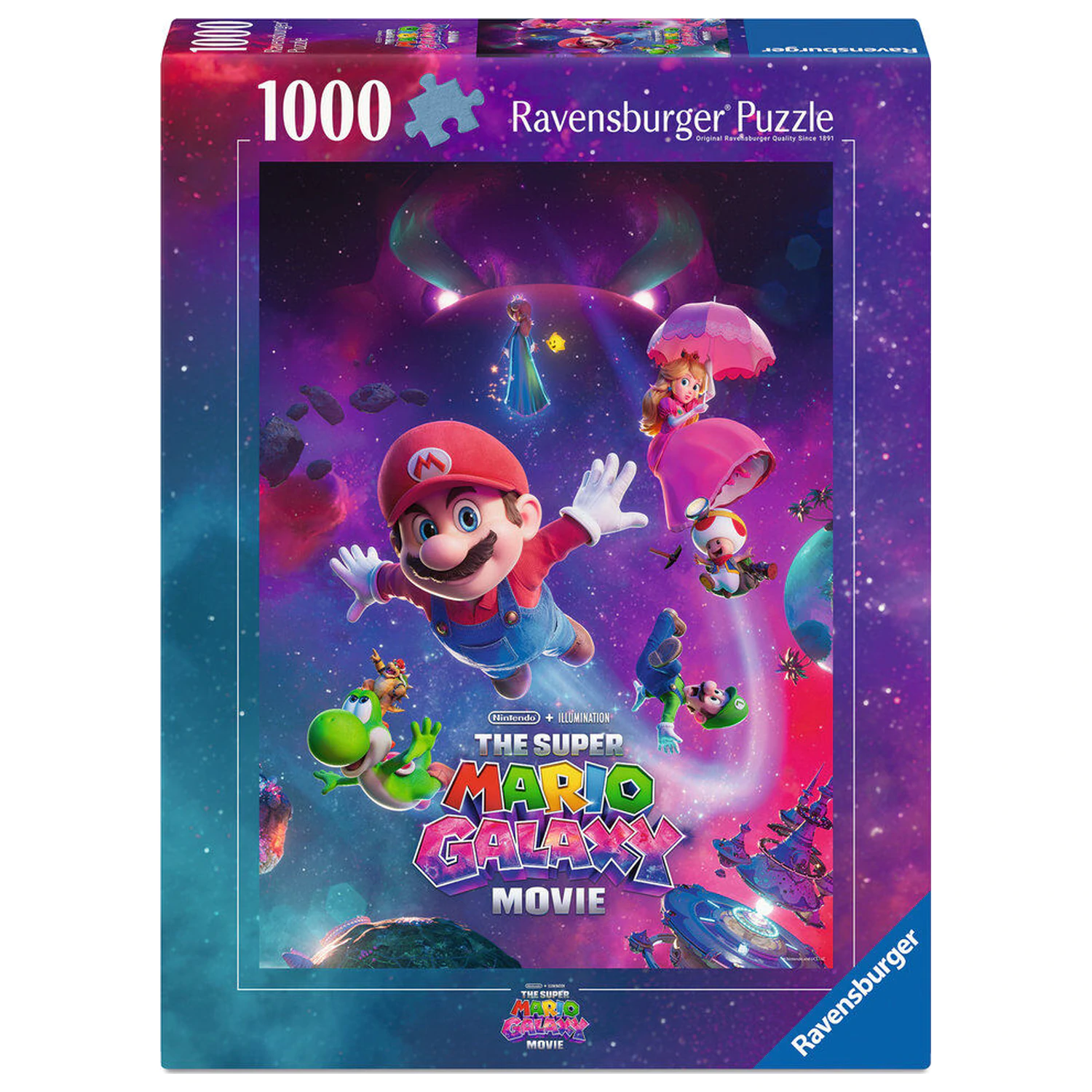 Super Mario Bros - Super Mario Galaxy Movie puzzle 1000 ks produktová fotografia
