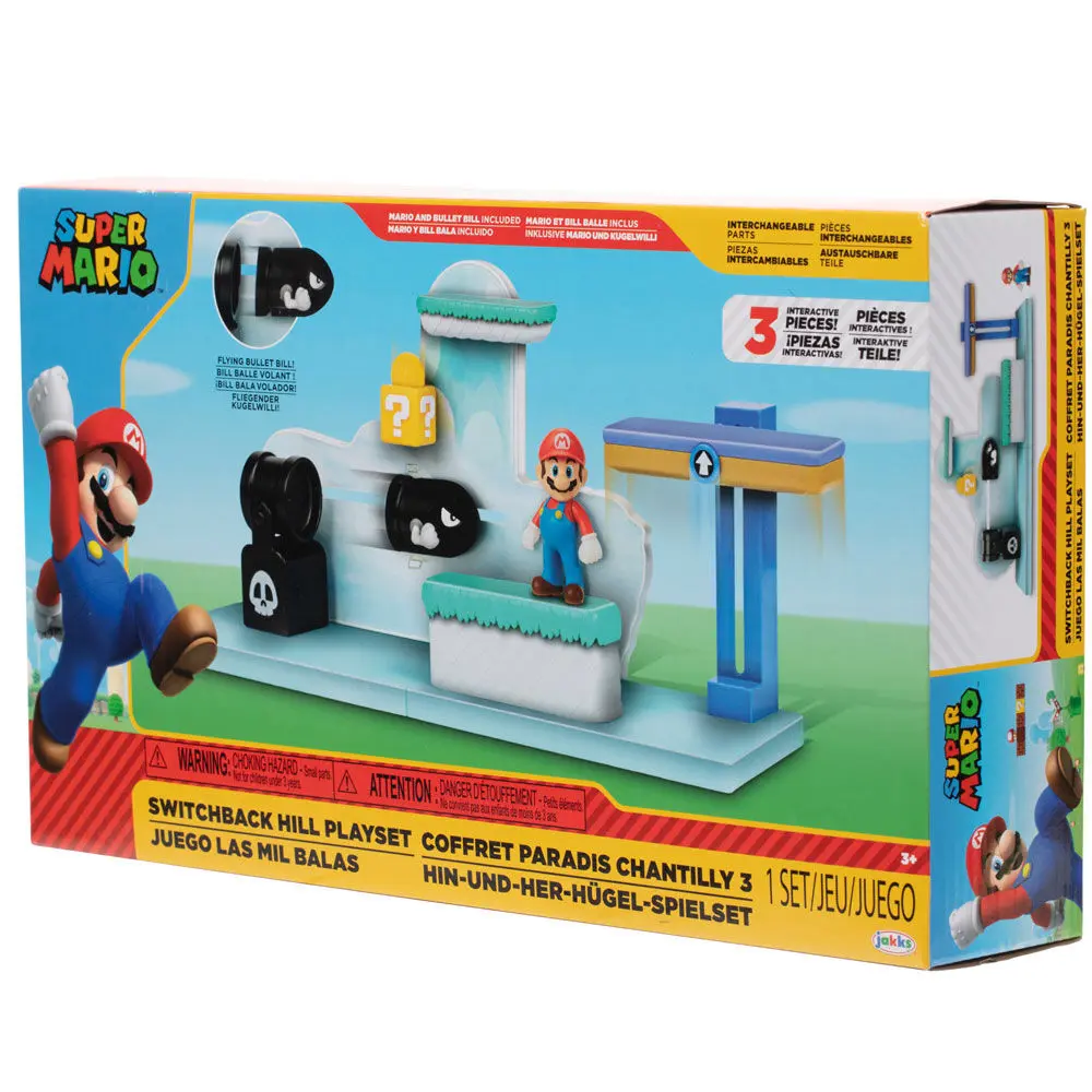 Super Mario Bros Switchback Hill playset hracia súprava produktová fotografia