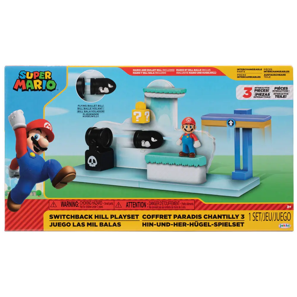 Super Mario Bros Switchback Hill playset hracia súprava produktová fotografia