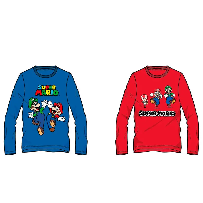 Super Mario Bros rôzne tričká produktová fotografia