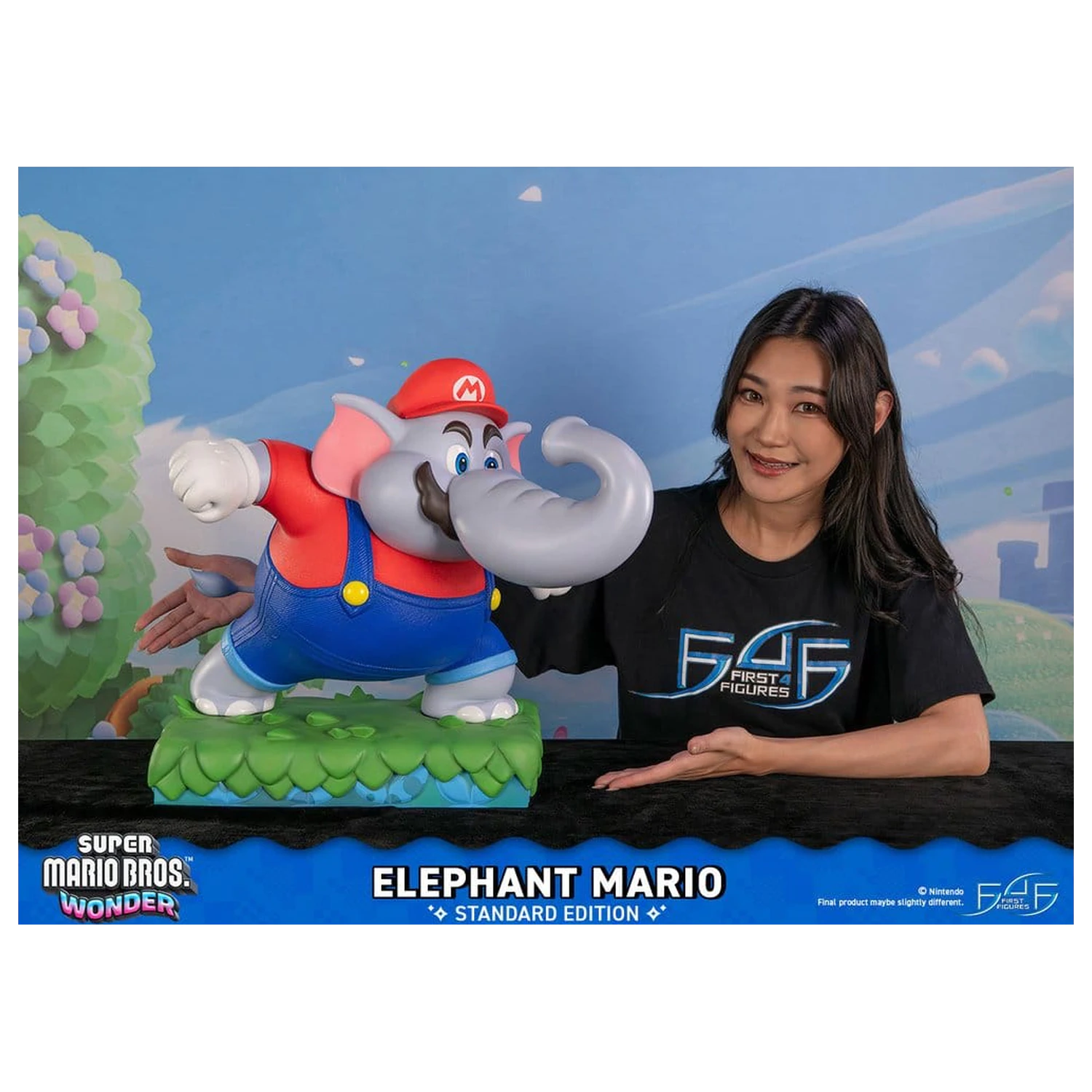 Super Mario Bros. Wonder Živicová socha Elephant Mario Standard Edition 43 cm produktová fotografia