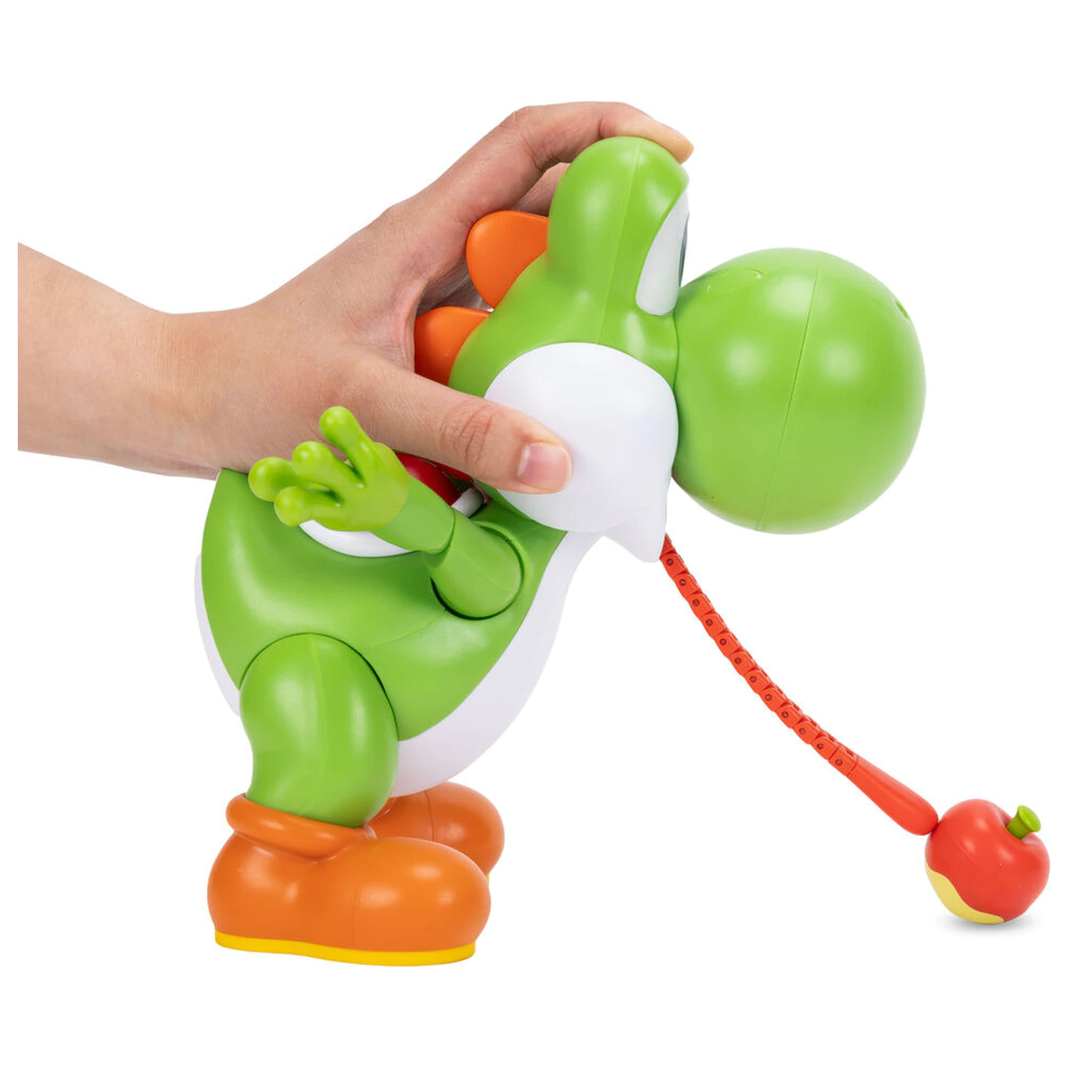Super Mario Bros Yum Yum Yoshi interaktívna figúrka 20 cm produktová fotografia